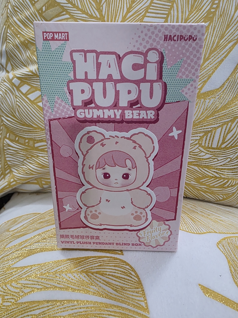Haci Pupu Gummy Bear Vinyl Plush Pendant - Pink